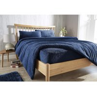 Original Teddy Fitted Sheet - Navy / Single