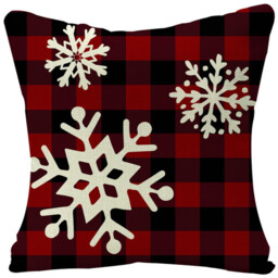 Christmas Pillow Cases - Red / Set of 4 - thumbnail 5