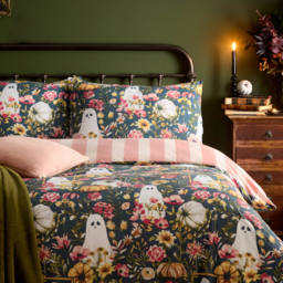 Bootanical Printed Reversible Duvet Cover Set - Multicolour / Single - thumbnail 3
