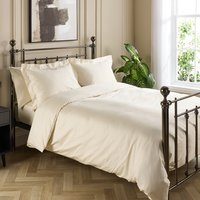 5 Star Duvet Cover Set Hotel Pure Luxury  - Cream / Single - image 1