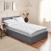 Thick Quilted Mattress Topper  - White / King - thumbnail 1