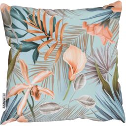 Californian flowers Outdoor Cushion - Blue / 60cm - thumbnail 2