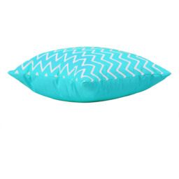 Outdoor Scatter Cushion Garden Furniture Printed Decorative Pillow - Chevron Teal / 60cm / Chevron Teal - thumbnail 5