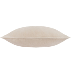 Heavy Chenille Piped Cushion - Linen / Feather - thumbnail 2