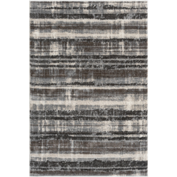 Eleanor Modern Embossed Contemporary Living Room Area Rug - Grey / 80cm - thumbnail 2