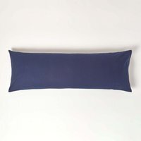200 Thread Count Egyptian Cotton Body Size Pillowcase - Navy