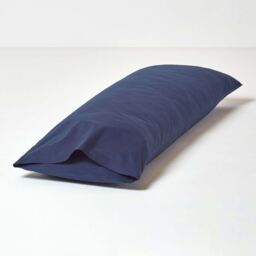 200 Thread Count Egyptian Cotton Body Size Pillowcase - Navy - thumbnail 2