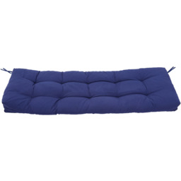 PP cotton filling Outdoor Cushion with Straps - Navy Blue - thumbnail 3