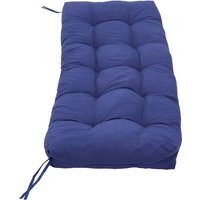 PP cotton filling Outdoor Cushion with Straps - Navy Blue