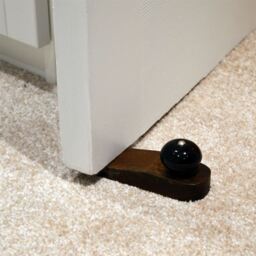 Wooden Door Stop Black - Black - thumbnail 5