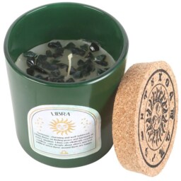 Zodiac Gemstone Scented Candle And Jar - Libra - thumbnail 3