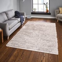 Shaggy Rug Super Soft - Silver / 150cm