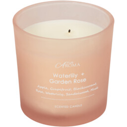 Water Lily & Garden Rose Candle - Pink - thumbnail 2