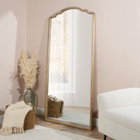 Ayra Wooden Leaner Mirror - Natural