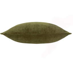 Heavy Chenille Piped Cushion - Olive / Polyester - thumbnail 2