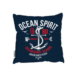 Ocean Spirit Outdoor Cushion - Blue / 60cm - thumbnail 2