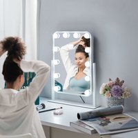 Hollywood Style Vanity Mirror - White - image 1