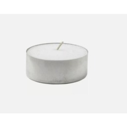 Unscented Tea Lights Candles 3.5 Hour Burn - White / 150 - thumbnail 2