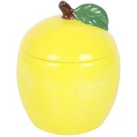 Zesty Lemon Candle Jar For Fun Home Decor - Yellow