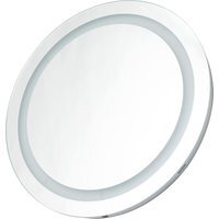 Tay LED Circular Bathroom Mirror Wall Light - Chrome - image 1