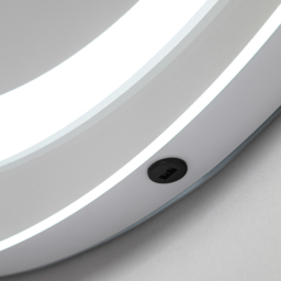 Tay LED Circular Bathroom Mirror Wall Light - Chrome - thumbnail 4