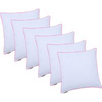 Garden Scatter Cushion Sofa Outdoor Decorative Throw Pillows - Pink / 60cm / 6
