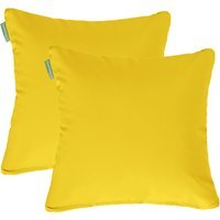 Outdoor Scatter Cushions for Garden Patio Furniture Pillows - Yellow / 2 - thumbnail 1