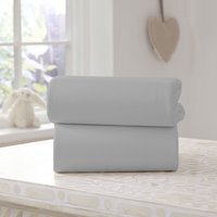 CDL Baby Fitted Sheet - Grey / 124.5cm - image 1