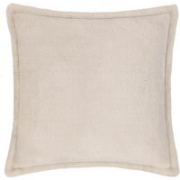 Kallu Faux Fur Cushion - Natural / Polyester / 55cm