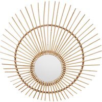 Catalina Reflective Frame Wall Mirror - Natural