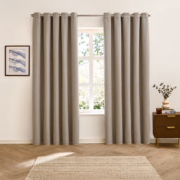 Verso Suede Blackout Eyelet Curtains - Petrol / 117cm / 137cm - thumbnail 2