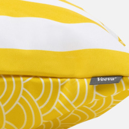 Icon Deck Stripe Outdoor Cushion (Set of 2) - Reversible Print - Yellow - thumbnail 5
