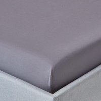 200 Thread Count Egyptian Cotton Extra Deep Fitted Sheet - Dark Grey / King - thumbnail 1
