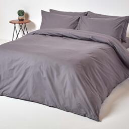 200 Thread Count Egyptian Cotton Extra Deep Fitted Sheet - Dark Grey / King - thumbnail 4