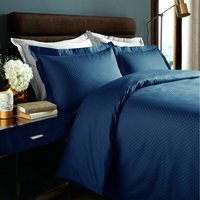 Duvet Cover Sets Micro Check - Royal Blue / Single