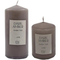 Scented Pillar Candles  - Grey