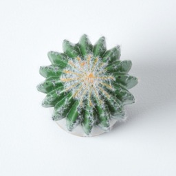 Homescapes Golden Barrel Artificial Cactus in Contemporary Stone Pot, 19 cm Tall - Green - thumbnail 3