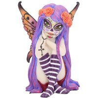 Esmerelda Figurine Sugar Skull Fairy Ornament - 11cm