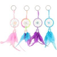 Set of 32 Mini Pastel Dreamcatchers with Display - Sweet Dream Decor - Multi