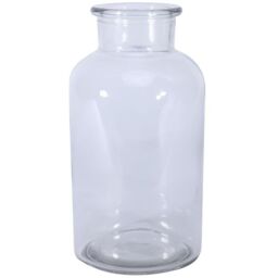 Glass Apothecary Bottle Vase  - Clear - thumbnail 2