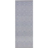 Diamond Indoor & Outdoor Rug Cream - Blue / 150.0cm / 80.0cm