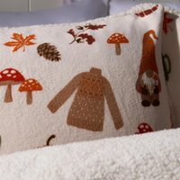 OHS Autumn Gonk Fleece Duvet Set - Rust / 1.75kg
