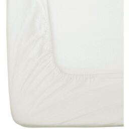 Brushed Cotton Fitted Sheet Cotton Flannelette - Cream / Double - thumbnail 2