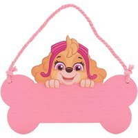 Paw Patrol Skye Wooden Hanging Plaque - Pink