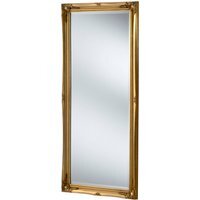 French Style Carved Full Length Mirror Gold - Gold / 166x75cm