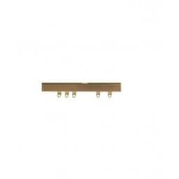 Antique Brass Fineline Aluminium Curtain Track - Antique Brass / 85cm - thumbnail 2