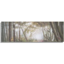 Art for the Home Woodland Wander LED Printed Canvas - White - thumbnail 2