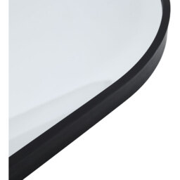 Arched Black Aluminum Alloy Frame Wall Mirror - Clear / 40cm / 50cm - thumbnail 4