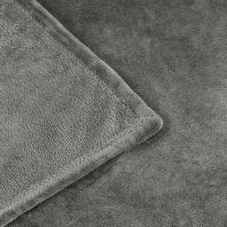 Harrow Fleece Throw - Charcoal - thumbnail 2