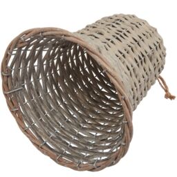 Extra Large Wicker Bell Decoration - Brown - thumbnail 3